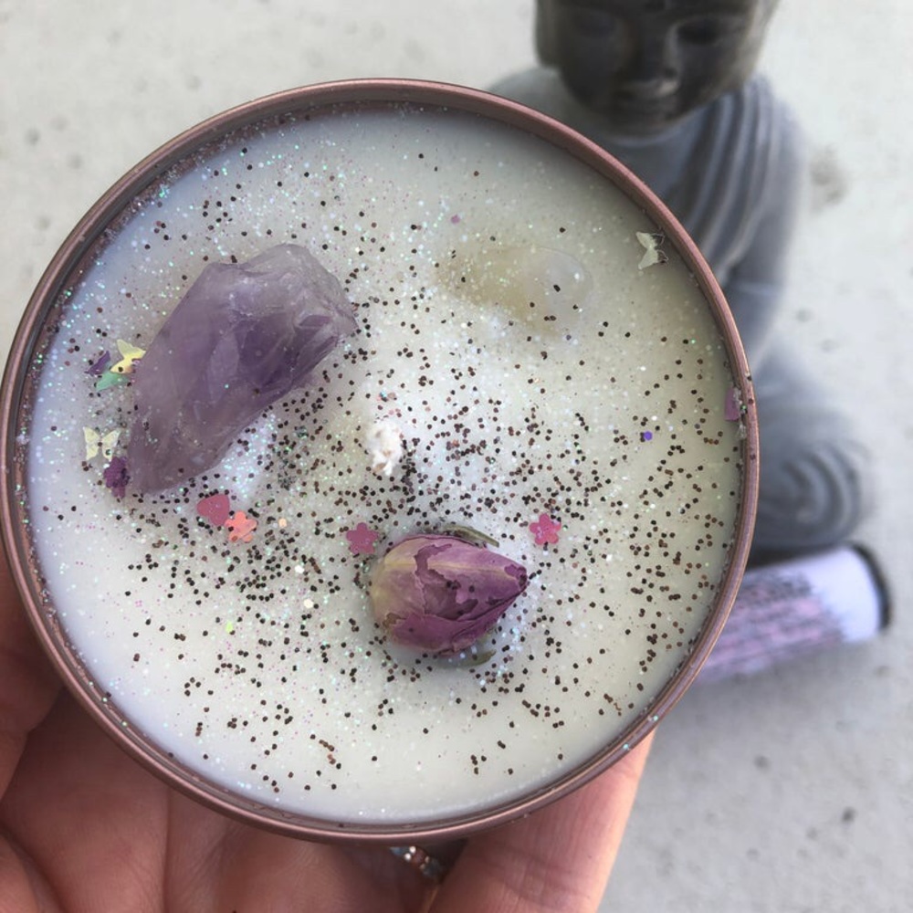 SAHASRARA Crown Chakra Candle